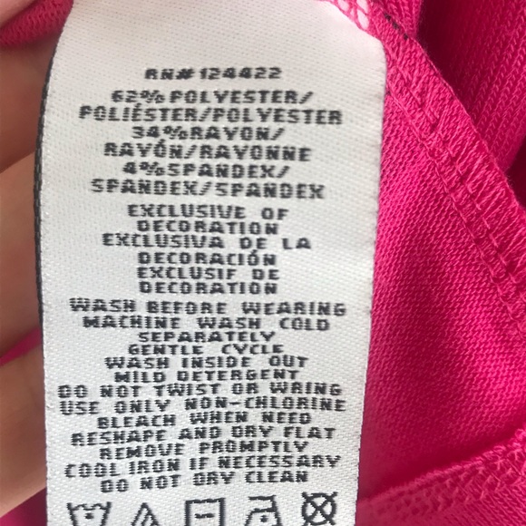 DKNY NWT Girls Small Hot pink sweater - Picture 9 of 9